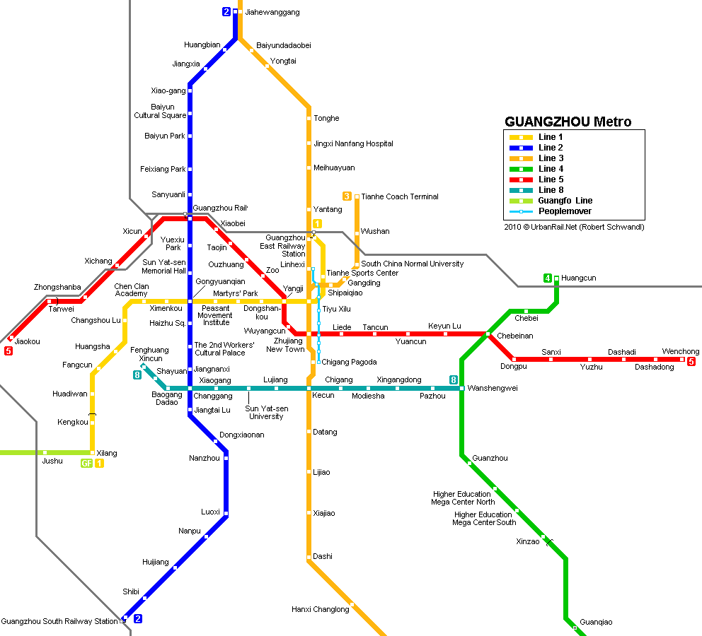 guangzhou subway carte